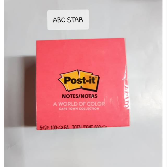 

Sticky Note/ Memo/ Post It 654 Color