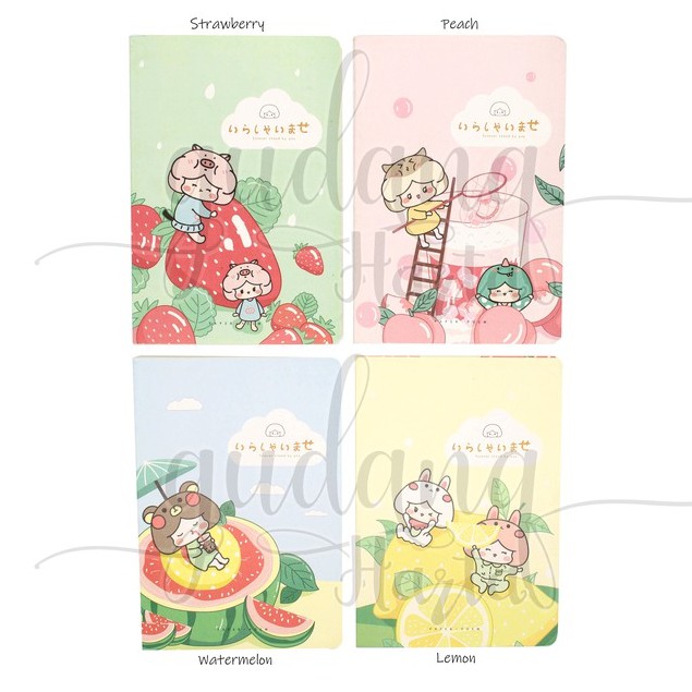 Notebook A5 Fruity Sista Buku Tulis Motif Buah GH 308238