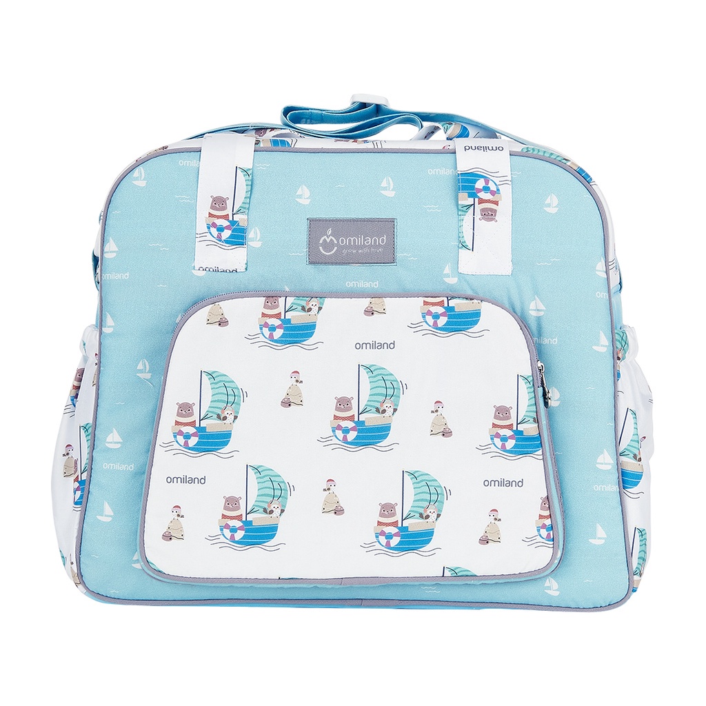 Omiland Tas Bayi Besar Saku Print Sailor OB2916