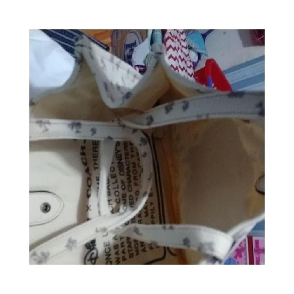 Tas Kuliah Canvas Large Totebag Coach x Disney Dumbo Elephant Import - Tinggi