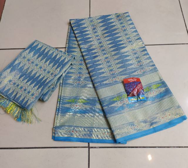 KAIN SONGKET SET SELENDANG THAILAND /BAHAN SONGKET SELENDANG THAILAND TERBARU PREMIUM // Kain Songket Pesta Mewah Terbaru