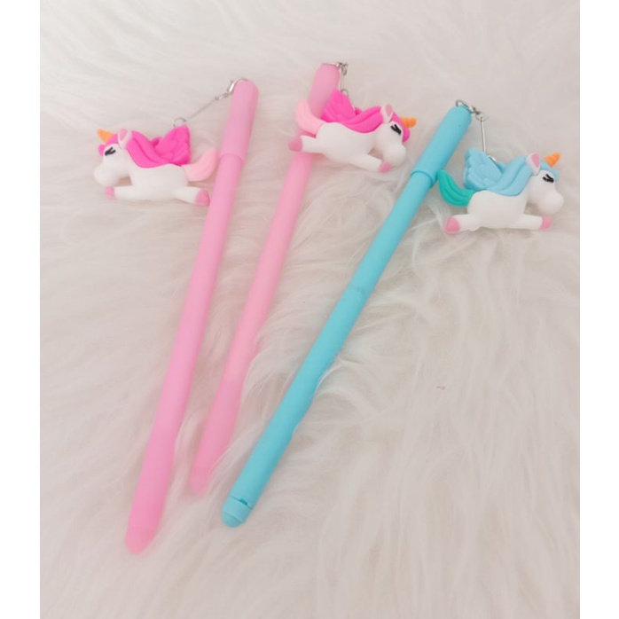 Bolpoin gel frozen unicorn lucu