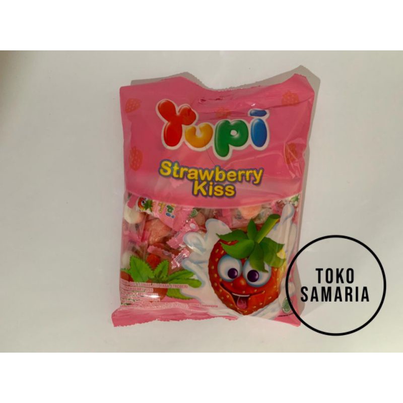 

Yupi Strawberry Kiss/Yupi Hati 120 gram