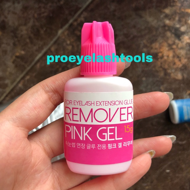

remover pink gel