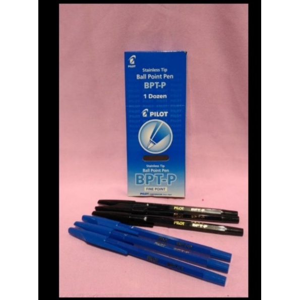 

PILOT PEN BALLPOINT BPT-P/PULPEN PILOT BPTP HITAM/BIRU - Hitam