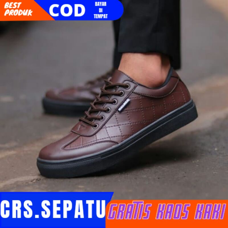 CRS X PEDRO - SepatuFormal Pantofel pria Resmi Formal Hitam Kantor Kuliah Kondangan Kerja PNS Guru