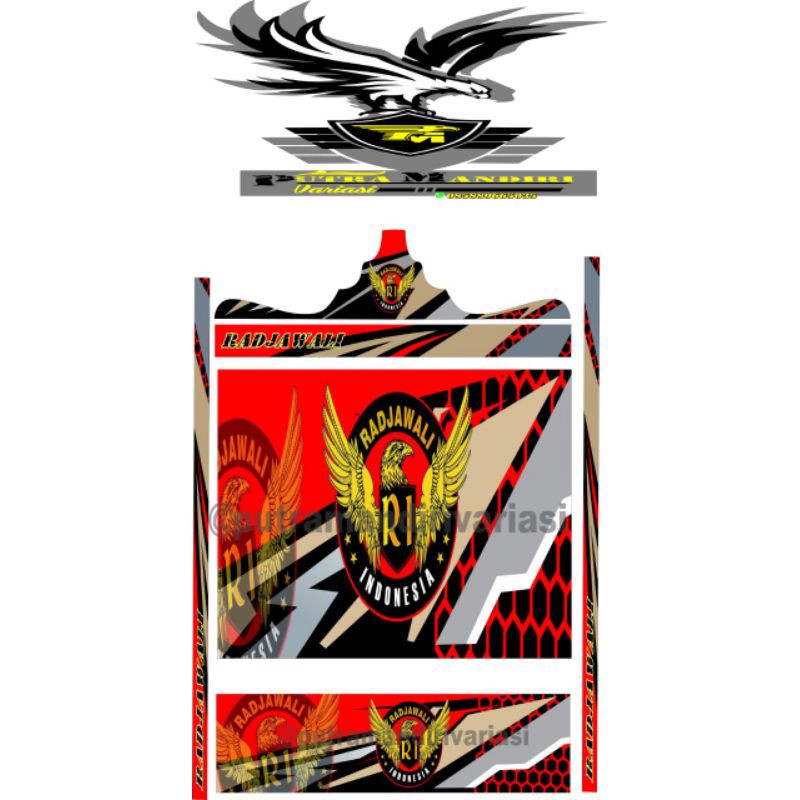 decal sticker sangkar kotak no2