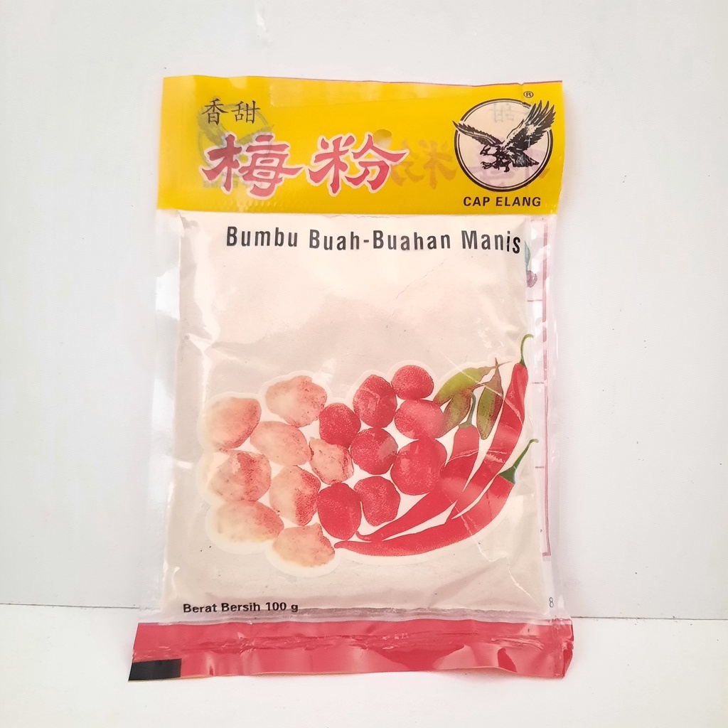 

Bumbu buah manis cap elang 100gr /garam penyedap buah - Sachet