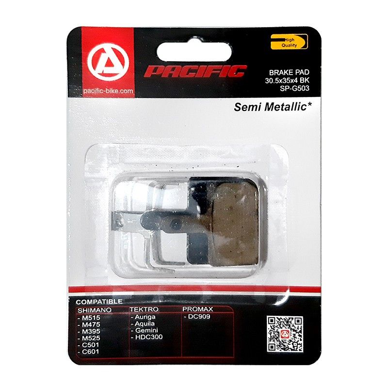 Kampas Rem PACIFIC Disc Brake Pad Cakram Sepeda MTB Model Persegi Kotak SP-G503 | High Quality