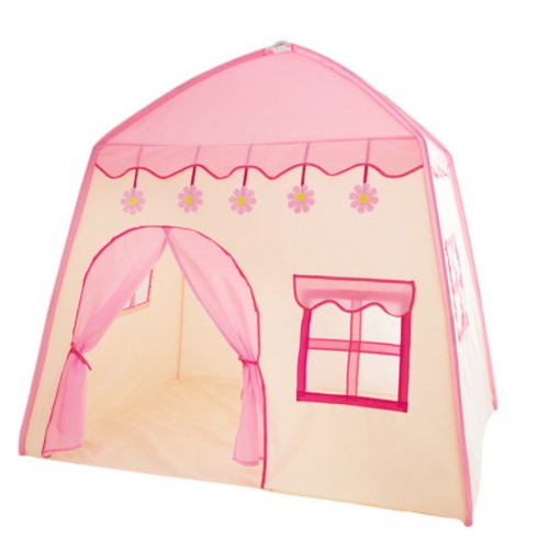 Tenda Anak Bentuk Model Rumah Window AN8112 Tenda Bermain Princess Castle Outdoor Pink Biru