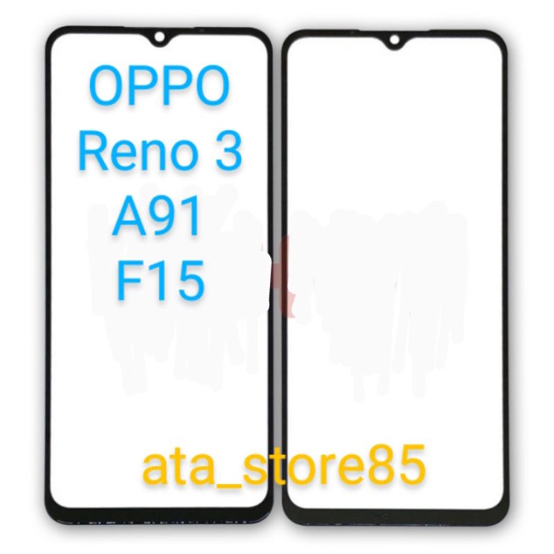 Glass Lcd - Kaca Lcd - Touchscreen Oppo Reno 3 / Oppo A91 / Oppo F15 - Hitam