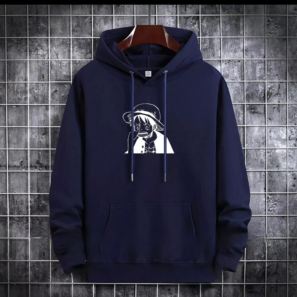 SWEATER HOODIE LUFFY NGUPIL / HOODIE MURAH TERLARIS / HOODIE PRIA DAN WANITA / UNISEX / HOODIE PRINTING
