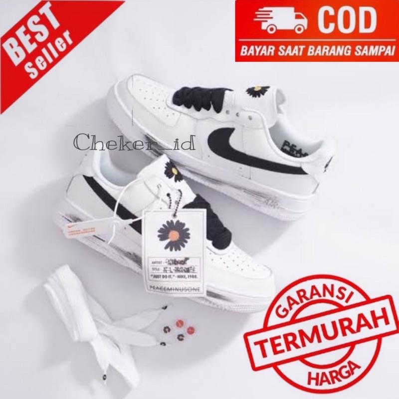 SEPATU NK3 A1R FORC3 1 ONE PMO PEACEMINUSONE SNEAKERS WANITA DAN PRIA SEPATU PUTIH FULL WHITE WHITE BLACK PUTIH HITAM SEPATU ANAK LAKI LAKI DAN PRIA SEPATU KASUAL SEPATU SNEAKERS WANITA SNEAKERS PRIA SEPATU PENDEK