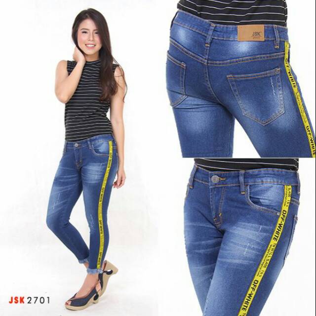Celana Pendek 7/9 Wanita Jeans Import JSK Jeans Original Jeans