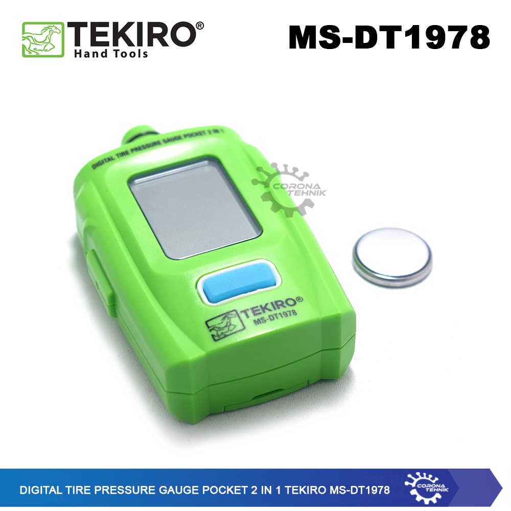 Tekiro MS-DT1978 - Alat Ukur Tekanan Ban - Tire Pressure Gauge 2 in 1