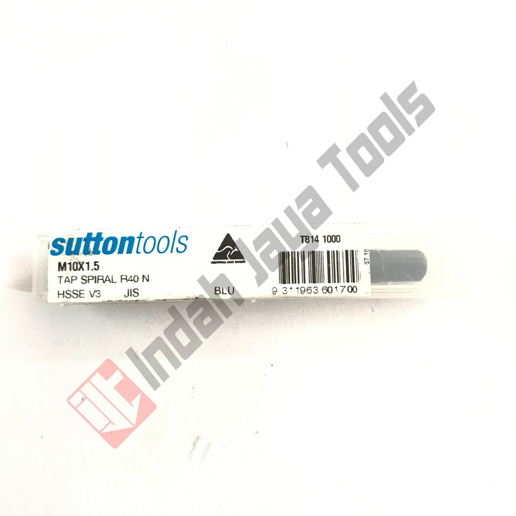 SUTTON SP M10 x 1.5 Tap Mesin Spiral - Machine HSS E Blue 10 x1.5 mm