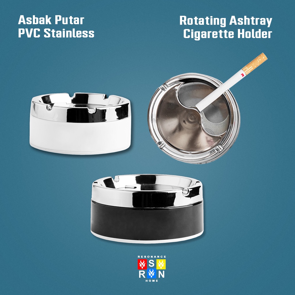 Asbak Putar Portable Hotel Cafe / Rotate Ashtray Resonance Home