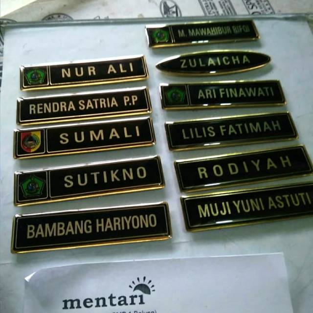 

Name tag cantik