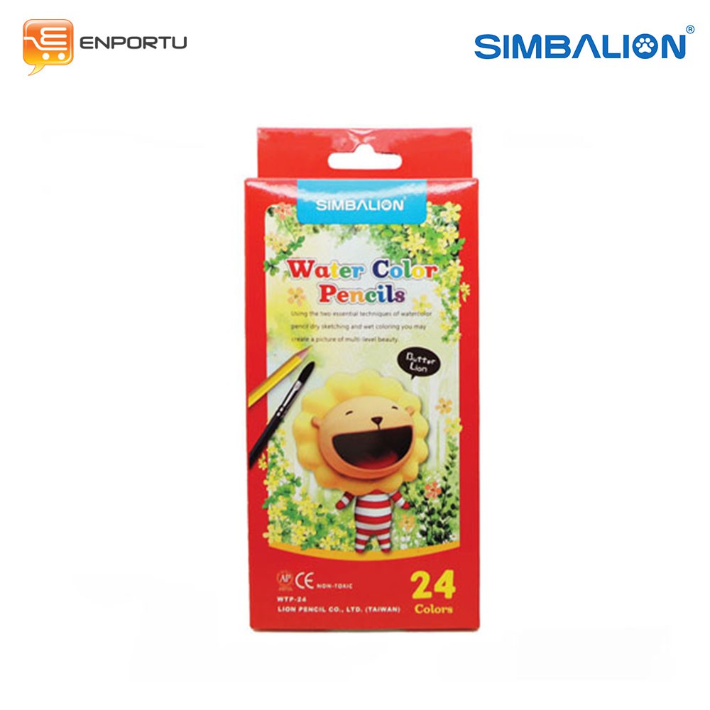

Simbalion Water Color Pencil - Pensil Warna 24 Colors WTP 24A