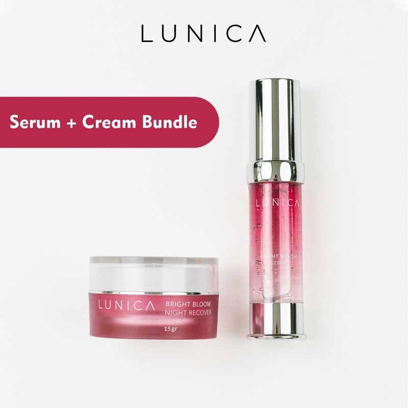 LUNICA Bundle | Bright Bloom Serum & Cream