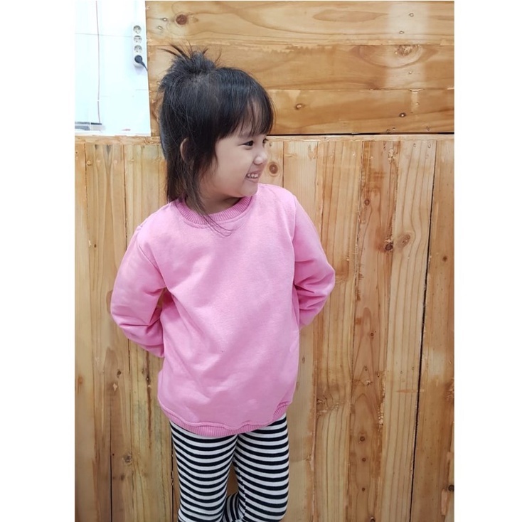 SWEATER POLOS ANAK / SWEATER KIDS POLOS /SWEATER ANAK PEREMPUAN / BAJU HANGAT ANAK