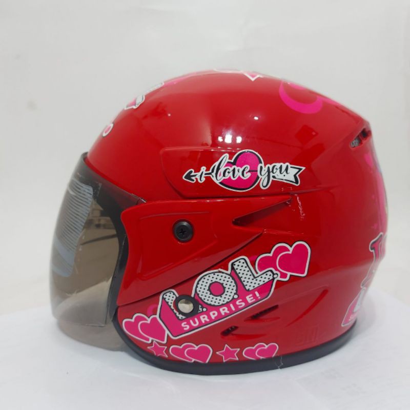 Helm Anak SKY LOL Cute 3 SD 9 Tahun