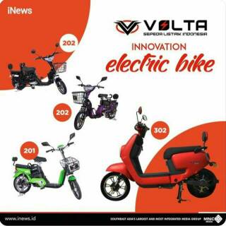 E BIKE VOLTA  302  SEPEDA  LISTRIK  Shopee Indonesia