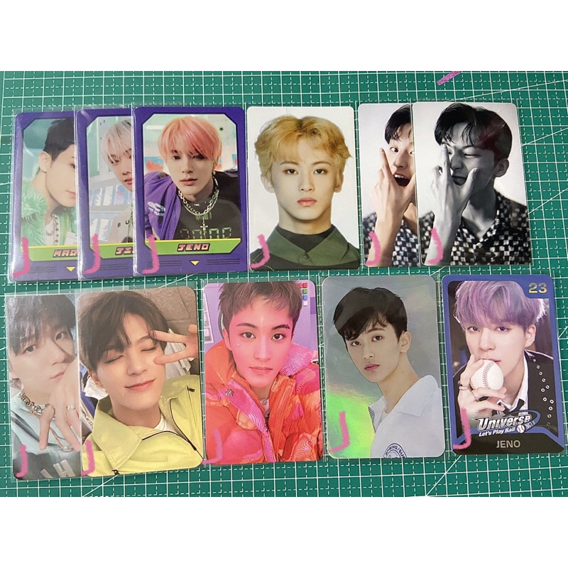 [ READY ] Photocard jeno selca pp sg21 hello konsep matching card tc lpb, Mark stamp suhum dicon hol