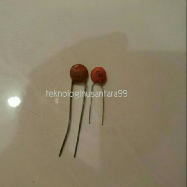 10 pcs Capacitor ceramic 104 100n Kapasitor keramik