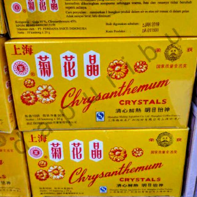 

Teh Kembang Bunga Chrysanthemum Chrystals Teh Pereda Panas Dalam (ORI)