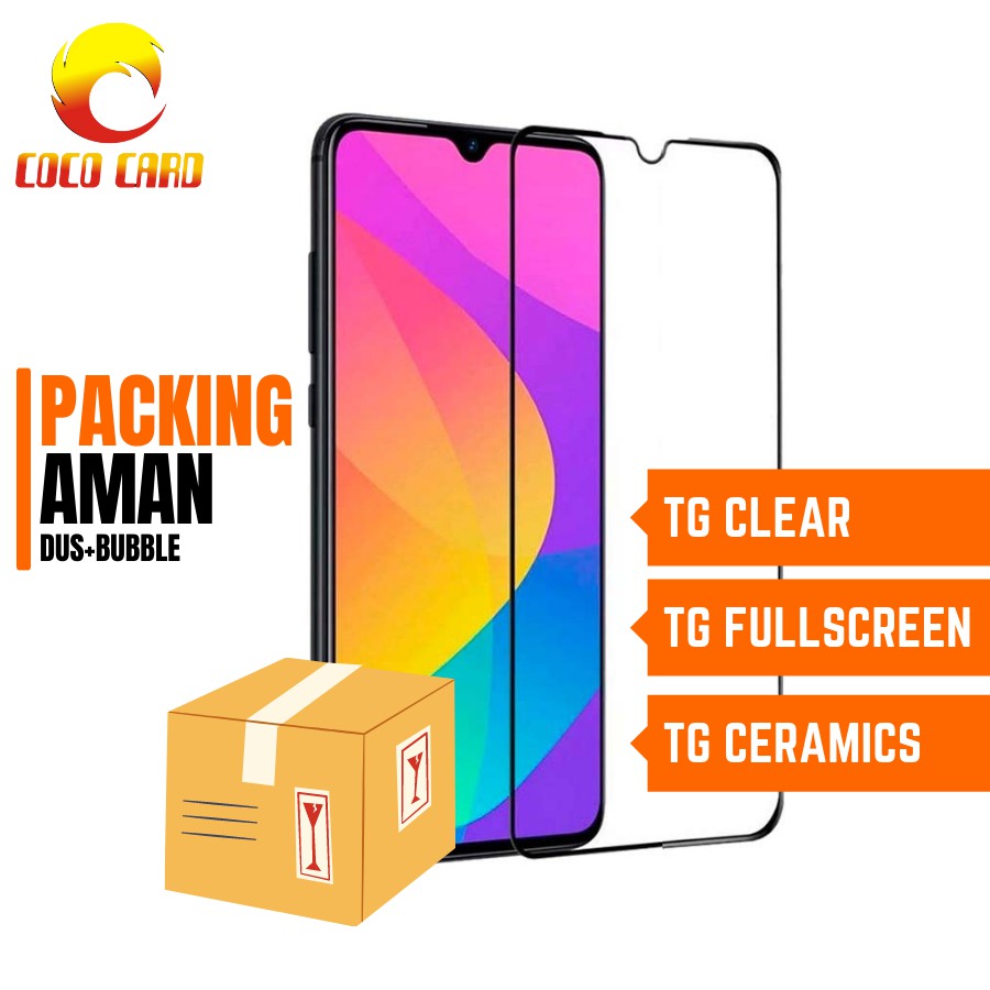 TEMPERED GLASS XIAOMI REDMI 9A TG ANTI GORES KACA SCREEN PROTECTOR / TG CLEAR FULL CERAMIC