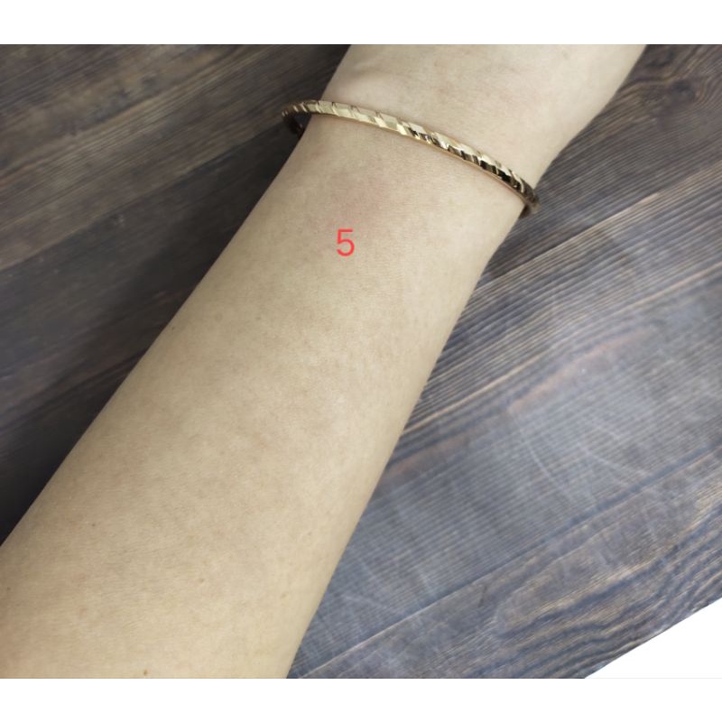 Fifi Fashion Gelang Keroncong Bangkok Model Perhiasan Lapis Emas GK13