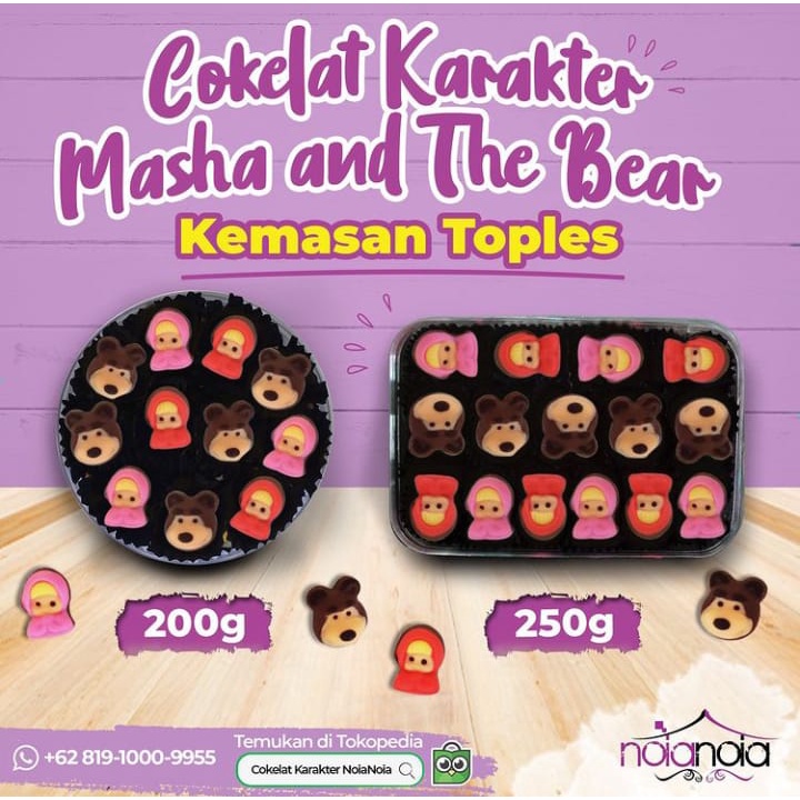 

Cokelat Karakter Masha and The Bear