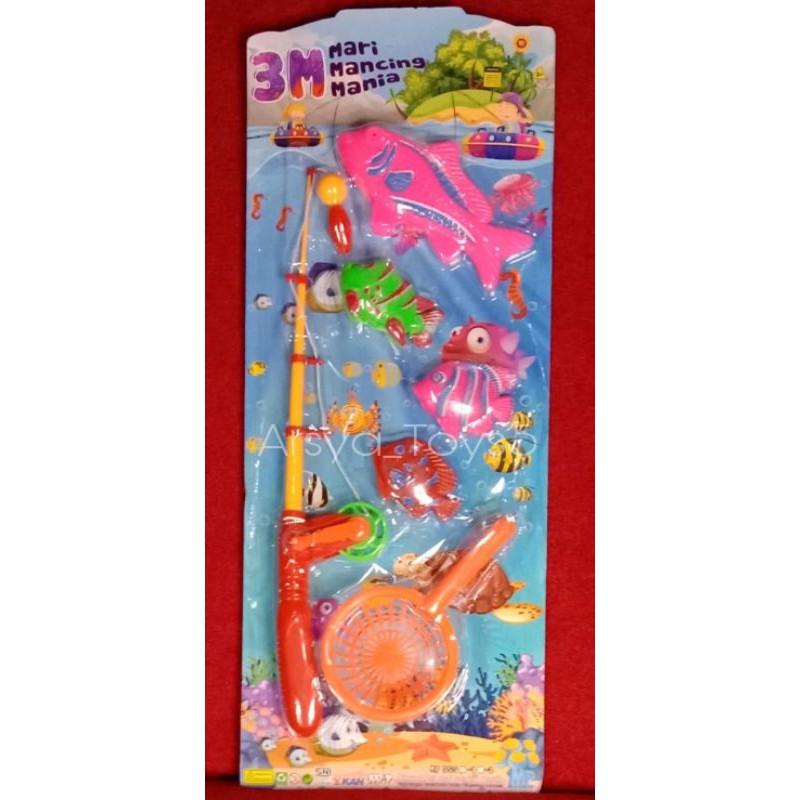 Mainan Anak Pancing 3M Ikan Fishing Set MP555-1