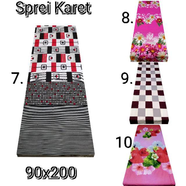 Sprei karakter ukuran 90x200 single doraemon keropy bola bear bunga motif cover no 4 sarung size 90