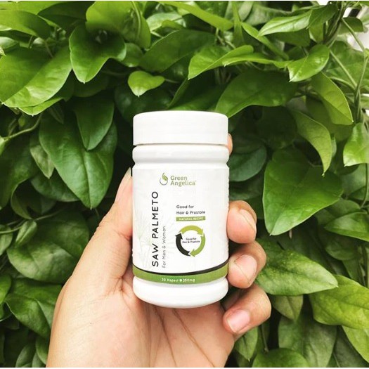 SUPLEMEN PENUMBUH RAMBUT RONTOK KETOMBE DAN UBAN! SAW PALMETTO 30 KAPSUL BAHAN ALAMI BPOM HALAL MUI