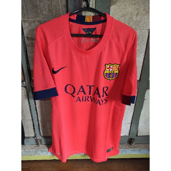 Jersey Barcelona/Barca Away 2014-2015 Dri-fit Grade ori/ GO