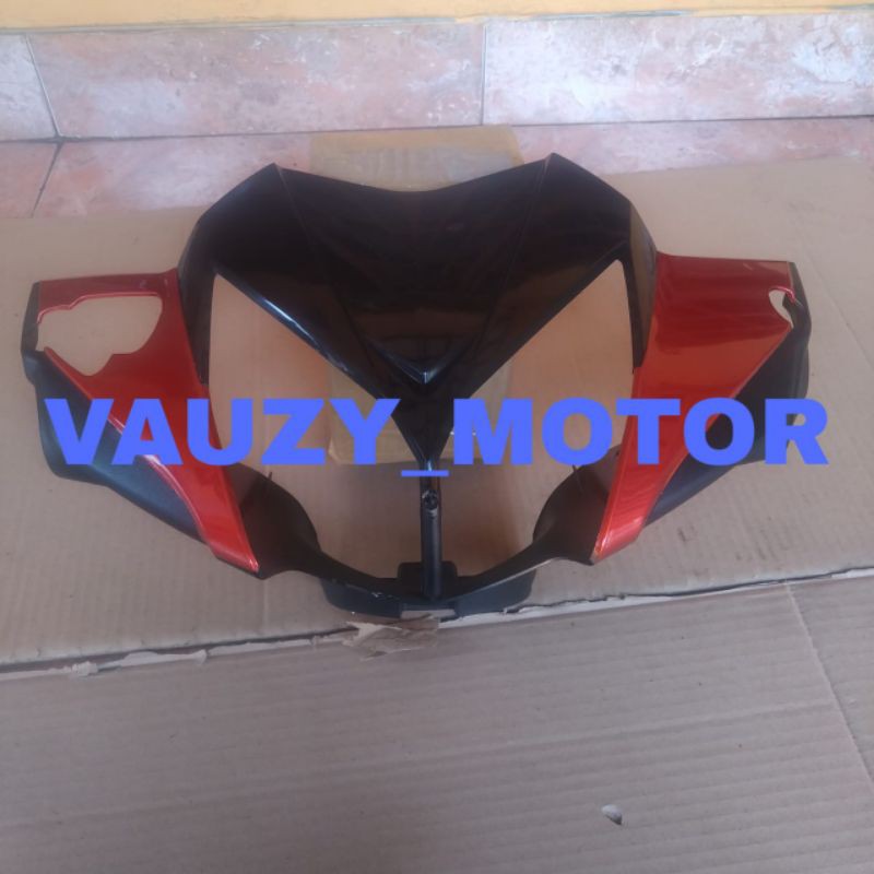 Batok depan supra x 125 merah maroon