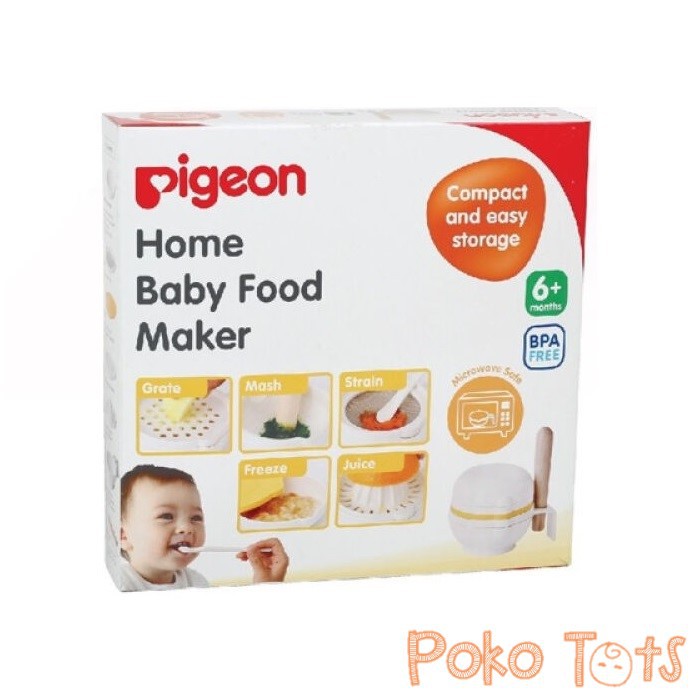 Pigeon Home Baby Food Maker Set Penghalus dan Pengolah Makanan Bayi