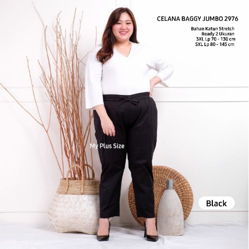 Celana Baggy Pant jumbo Street 2976, 3XL &amp; 5XL