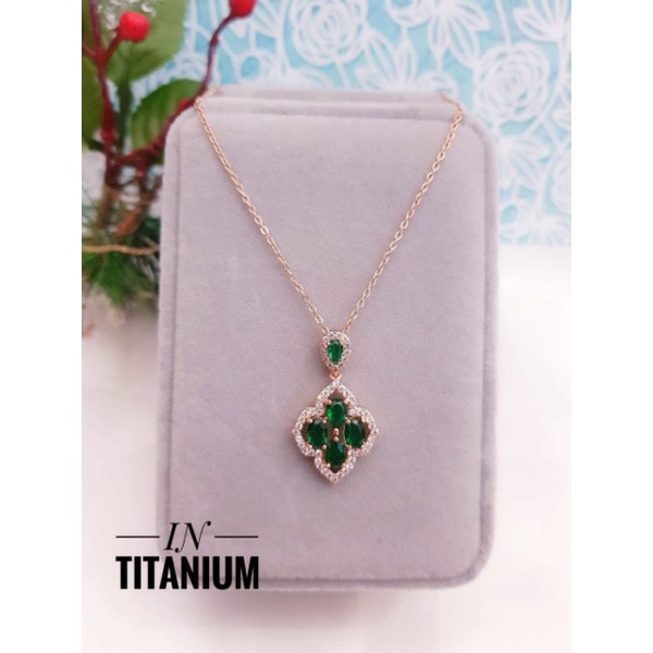 kalung titanium mewah 2374