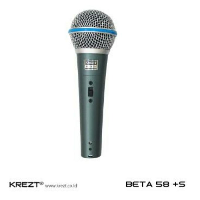 Mic Krezt Beta 58 Koper + Switch / Mic Kabel Krezt Beta58 Original