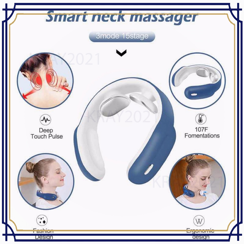 Alat Pijat Leher Neck and Shoulder Massager Pain Relief 300TC HT842