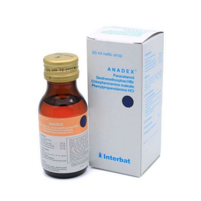 ANADEX Sirup 60 ML - Obat Demam Batuk Pilek Dewasa Anak Syrup