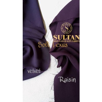 CRP.01Jl22p - Kain Abaya Sultan Soft Lexus Polos