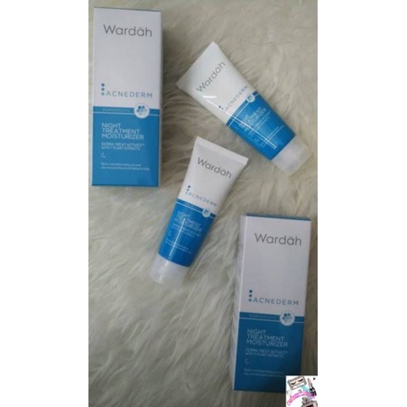 ☃Cutezz_Ching1☃Wardah Acnederm Night Treatment Moisturizer 40ml