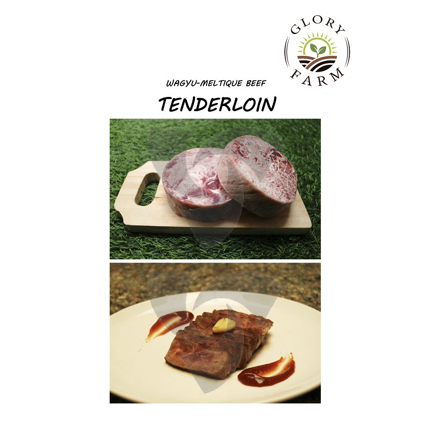 Wagyu Meltique Tenderloin Beef 160gram 1pc @160gram  | GLORY FARM