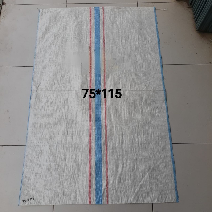 Karung Plastik 75cmx115cm/Karung Plastik Putih 75x115/Kantong Plastik