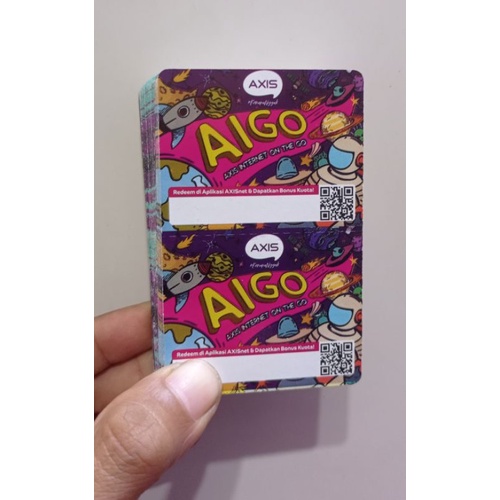 Voucher AXIS Kosong per 1 BOX