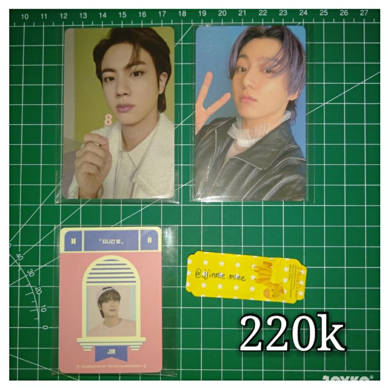 photocard pc jk butter cream bundle jin festa d3 d6